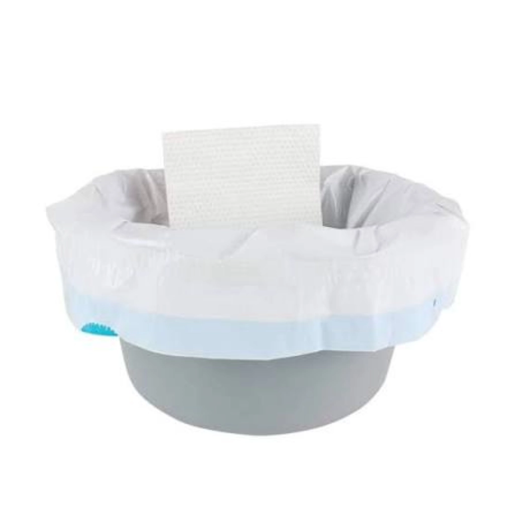 Commode liners with super-Absorbent Pads